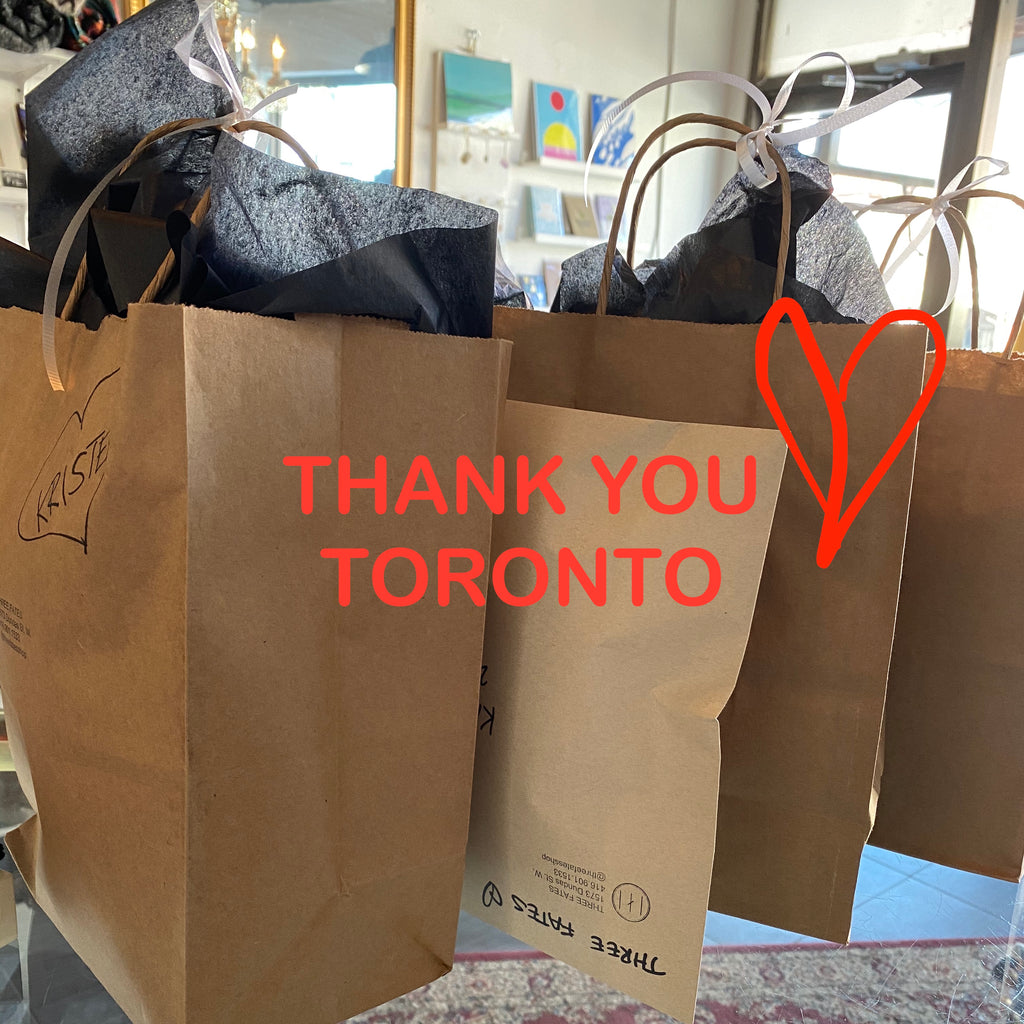 Thank you for your support Toronto